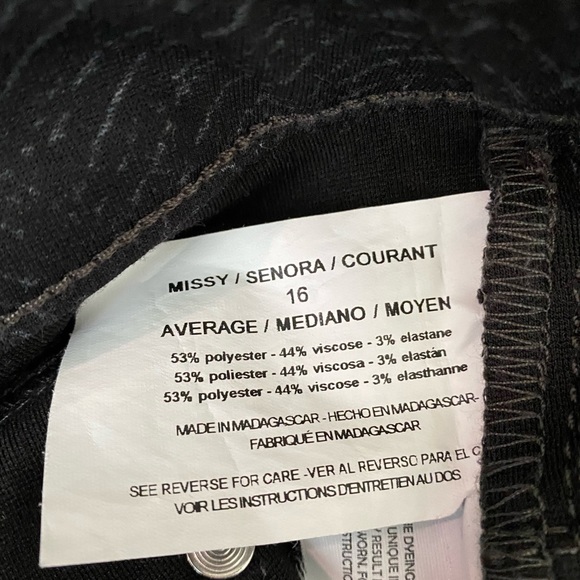 Gloria Vanderbilt Women Pants/Trousers Missy Senora Courant - Picture 4 of 13